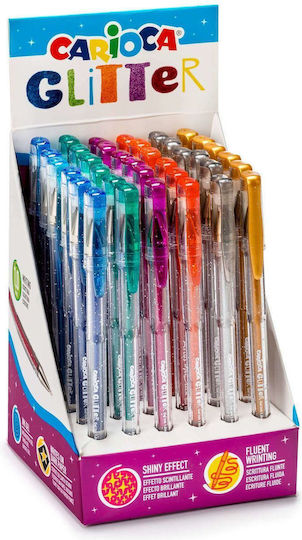 Carioca Στυλό Rollerball Γλίτερ (Διάφορα Χρώματα)