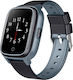 Wonlex D32S Smartwatch με SIM και Παλμογράφο (Μαύρη Κάσα / Μαύρο Λουρί Σιλικόνης)