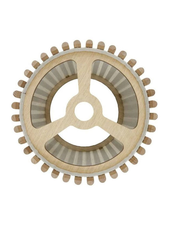 Καπέλο Φωτιστικού 1xe27 Φ42,8cm Δρυς Mdf Komorebi Umage 2251-1 Μπεζ