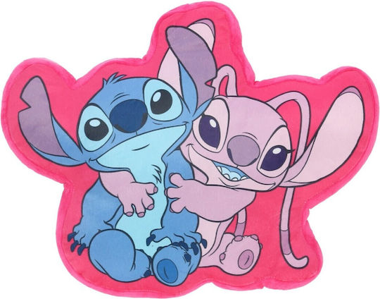 Disney Lilo & Stitch Decorative Velvet Pillow 40x36cm Lil24-4428 Pink