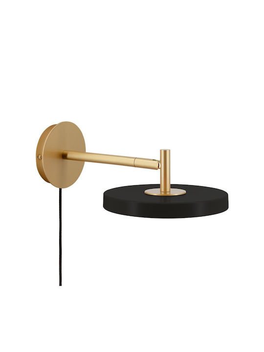 Umage Asteria Modern Lumină de Perete Negru 15cm