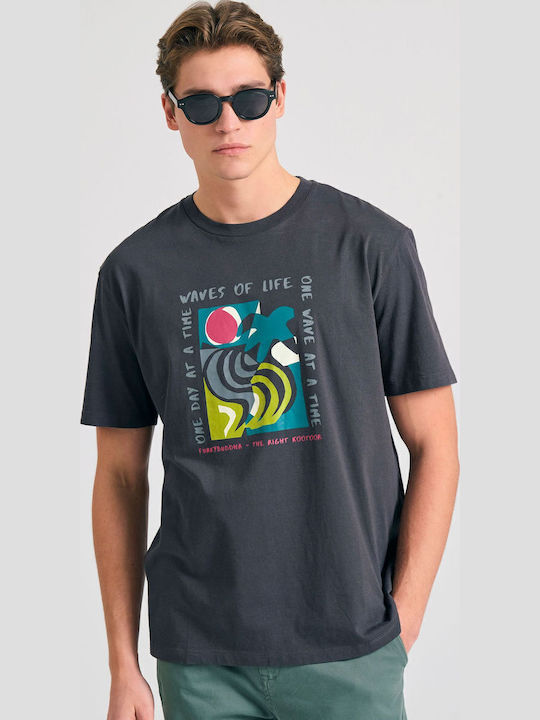 Funky Buddha T-shirt Γκρι