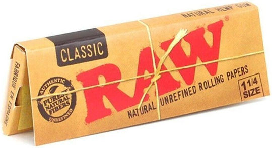 Raw 1 1/4 Natural Unrefined Rolling Papers