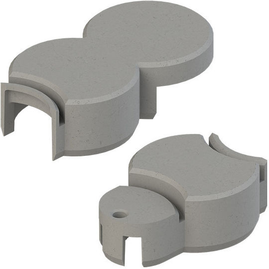 Hydrostab Connecting Edge Granite Grey 2 Pieces