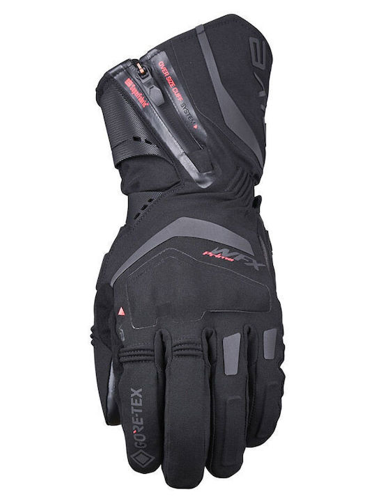 Five WFX Prime Evo De iarnă Bărbătești Mănuși de motocicletă Softshell Impermeabil Negre
