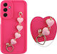 Volte-Tel Hearts Strap Back Cover Silicon cu Cu...