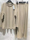 Women's Beige Set with Pants