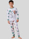Supermini Kinder Schlafanzug Winterlich Bay Leaf Mint
