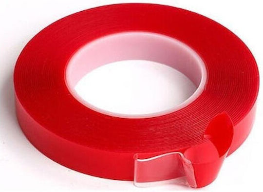 Αυτοκόλλητη Ταινία Διπλής Όψης Διάφανη 5mx10mm
