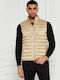 Ärmellos Jacke Puffer Mπεζ