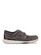 SAILVIEW LACE Men's Leather Boat Shoes Brown