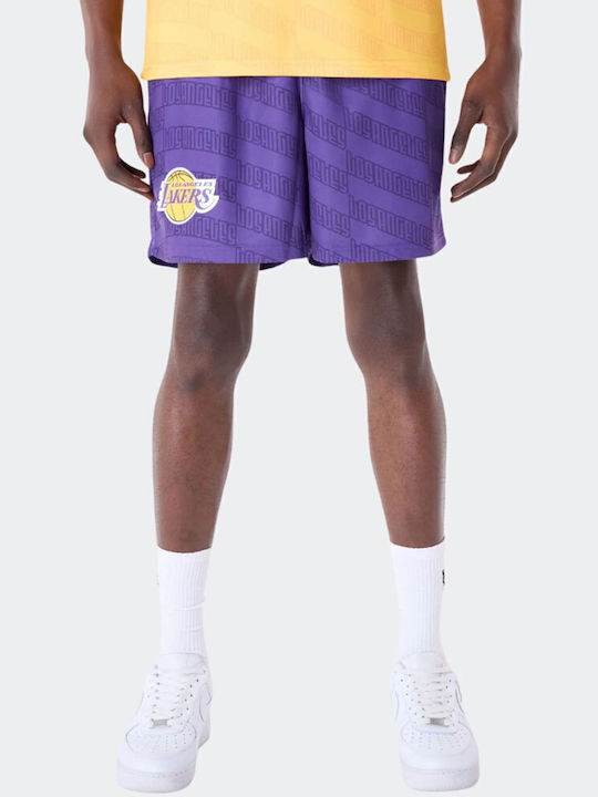 New Era La Lakers Nba Men's Athletic Shorts Purple