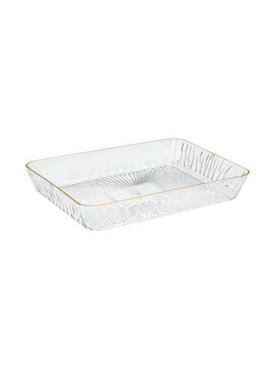 Keskor Fruit Bowl Plastic Gold 33x23x5cm