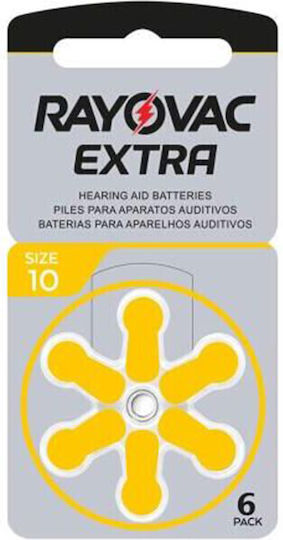 Rayovac Extra Батерии За Слухови Апарати 10 1.45V 6бр