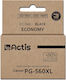 Actis Συμβατό Μελάνι Εκτυπωτή InkJet Canon PG-560XL 22ml Μαύρο 1τμχ