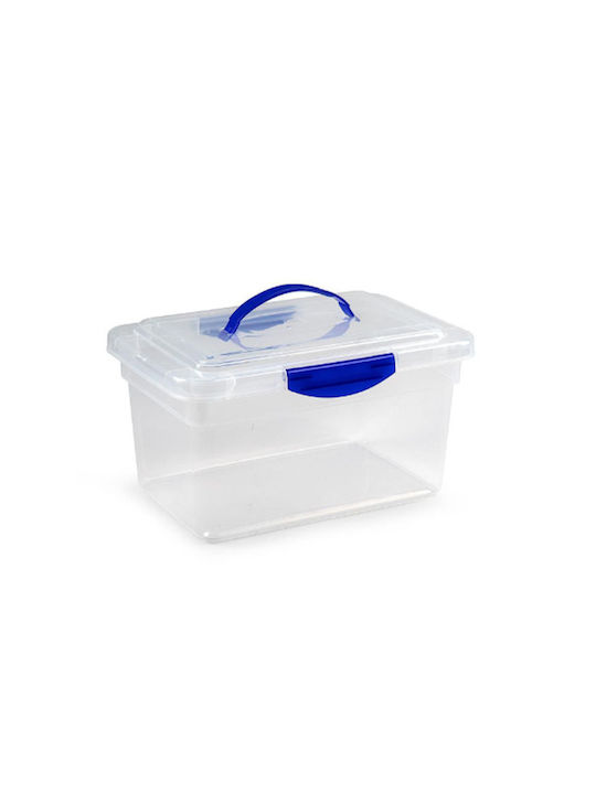 SDS Kunststoff Aufbewahrungsbox mit Deckel Transparent 1Stück