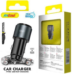 Andowl Car Charger with Port 1xUSB-A