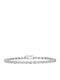 Women's Riviera Bracelet in White Gold 18K with Diamond 18cm