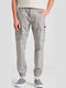 Pantaloni Elastic cu Croială Normală Dark Gray