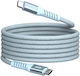 Verbatim Braided USB 2.0 Cable USB-C male - USB-C 60W Μπλε 1.2m 31852