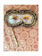 Karnevals-Augenmaske 22x12cm Griff 20cm
