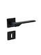 Door Handle C2065 Conset Matte Black Pair for Interior Door
