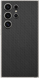 Αυτοκόλλητο Skin Προστασίας Πλάτης Samsung Galaxy S25 Ultra Gams Premium Vinyl Skin Back Plate Carbon Fiber Black Gams-vnl-skin-cfb-002-216