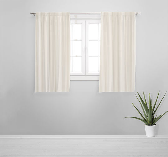 Easy Home Marimba Παραθύρου με Τρέσα Εκρού 140x150εκ.