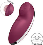 Satisfyer Tap & Climax 2 Vibrator Rot