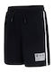 Kinder-Shorts/Bermudas Stoff Schwarz