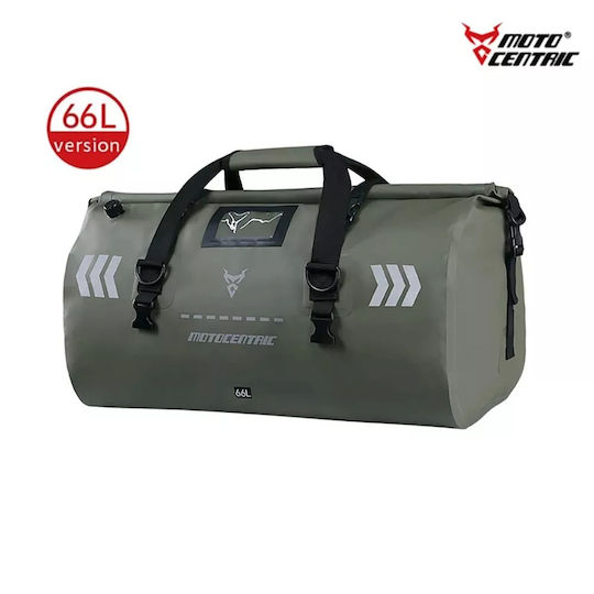 Waterproof Motorcycle Tail Bag 66lt Black
