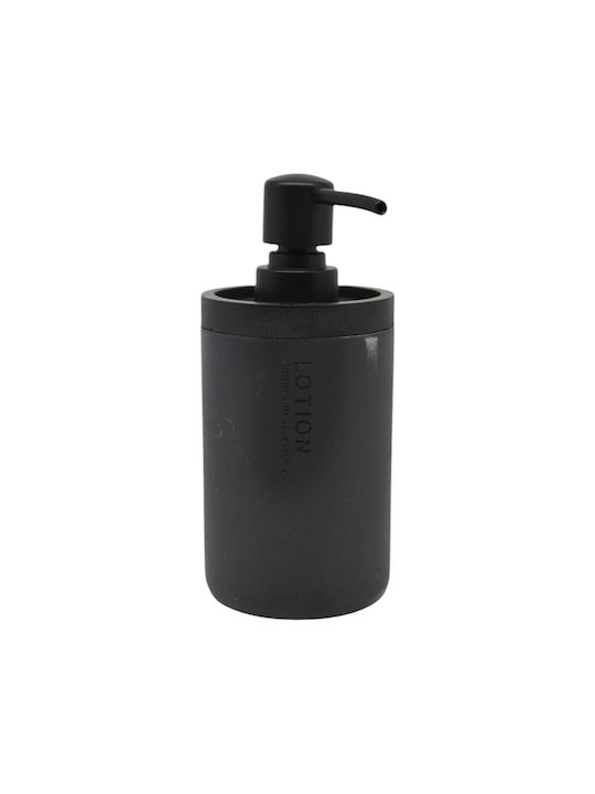 Dispenser Polyester Black Color Marble Look 7.5x7.5x17cm Ankor 842346