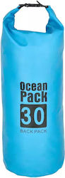 Waterproof Drybag Backpack Tecos 30 L Capacity Blue Outdoor Activities Waterproof Drybag Backpack Tecos 30 L Capacity Blue Outdoor Activities