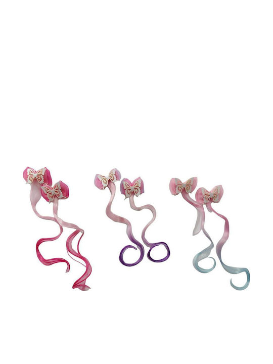 Kinder Haarspangen Verlängerung Schmetterling Set aus 2 Ro-ro Accessoires Zufällige Farbauswahl Mädchen Kinder Haarspangen Verlängerung Schmetterling Set aus 2 Ro-ro Accessoires Zufällige Farbauswahl Mädchen