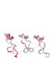 Kids Hair Clip Extension Butterfly Set of 2 Ro-ro Accessories Random Color Selection Girl