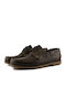 Men's Leather Boat Shoes Brown