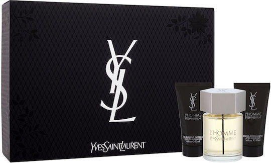 Ysl L'homme Men's Set with Eau de Toilette
