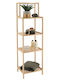 5-Tier Floor Shelf 35x30x125 T-d Bamboo 98228195 35x30x125