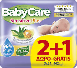 BabyCare Sensitive Plus 3x54pcs BabyCare Sensitive Plus 3x54pcs