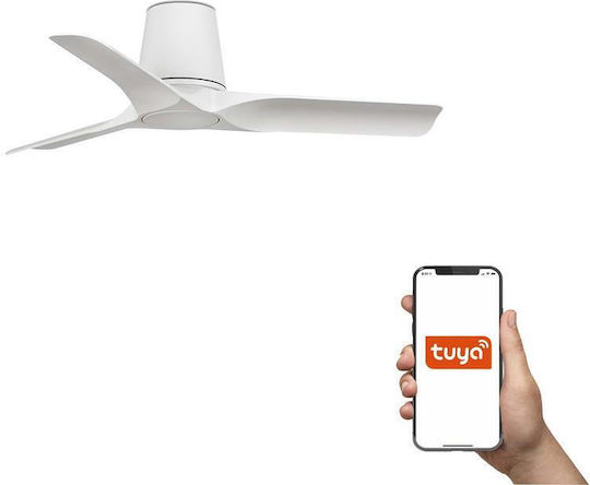 Faro Barcelona Hey Tub S TUYA Ceiling Fan 90cm White
