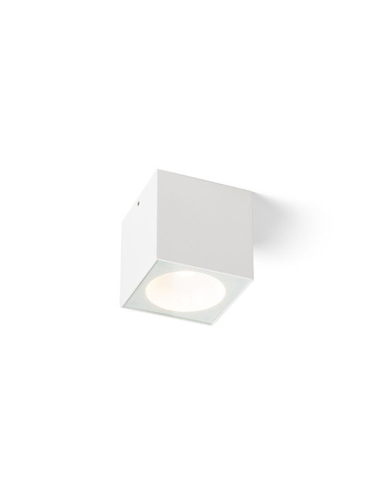 Rendl Light Studio Στεγανό Φωτιστικό Οροφής Εξωτερικού Χώρου με Ενσωματωμένο LED σε Λευκό Χρώμα R13624