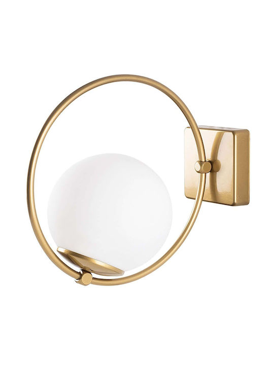 Opviq Dolunay Lamp Wall with Socket E27 White 15cm