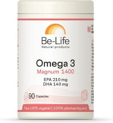 Be-Life Omega 3 Magnum Fischöl 250mg 90 Mützen Be-Life Omega 3 Magnum Fischöl 250mg 90 Mützen