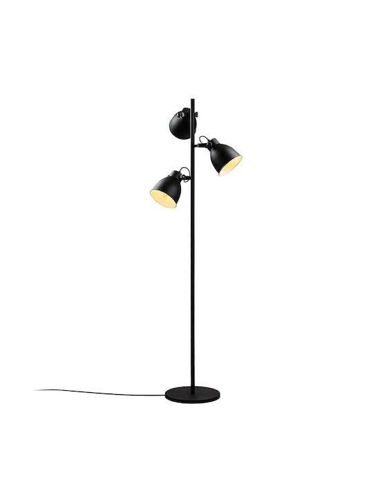 Opviq Spotkafasi Floor Lamp H162xW37cm. with Socket for Bulb E14 Black