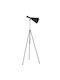 Opviq Teleskop Floor Lamp H175xW25cm. with Socket for Bulb E27 Black