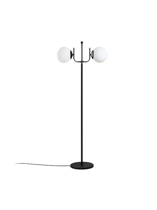 Opviq Antler Floor Lamp H162xW62cm. with Socket for Bulb E27 Black