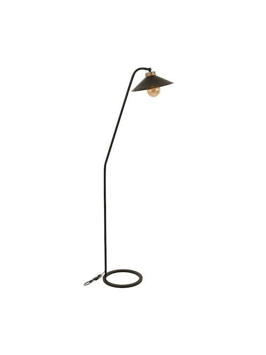 Opviq Delta Floor Lamp H155xW30cm. with Socket for Bulb E27 Black