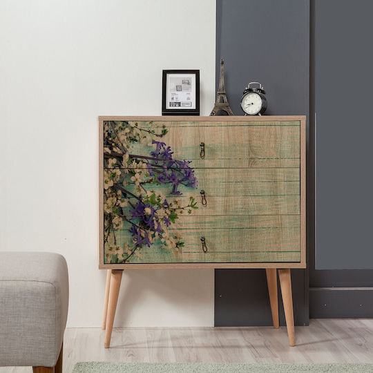 Συρταριέρα Креватокамарас Дървена Trio Multi 80x40x90бр