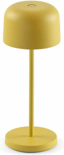 Faro Barcelona Lampă de masă LED cu Abajur Galben și Bază