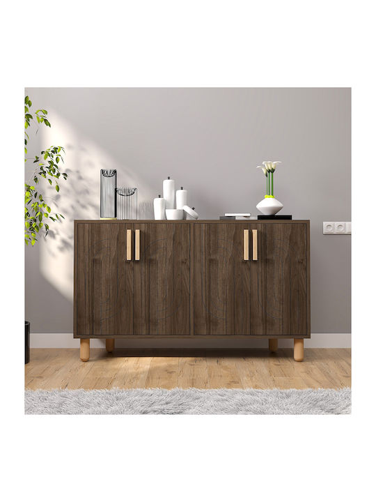 Bufet Rodney Walnut-oak 120x29.6x73.6cm